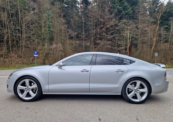 Audi A7 cena 66900 przebieg: 215500, rok produkcji 2011 z Myślenice małe 137